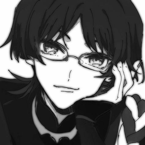 Scaramouche Profile Picture, Scaramouche With Glasses, Scaramouche Genshin, Fluent In English, Wanderer Art, Different Art Styles, Anime Guys Shirtless, Gothic Anime, Black And White Wallpaper