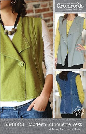 Correcting Independent Patterns Vest Sewing Pattern, Vest Pattern, Recycled Denim, Sewing Clothes, Sewing Inspiration, Womens Vest, Clothing Patterns, Sewing Pattern, Sewing Patterns