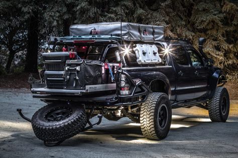 Tactical Truck, Tacoma Truck, Overland Truck, Hors Route, Truck Mods, Custom Pickup Trucks, Bug Out Vehicle, Expedition Truck, Toyota 4x4