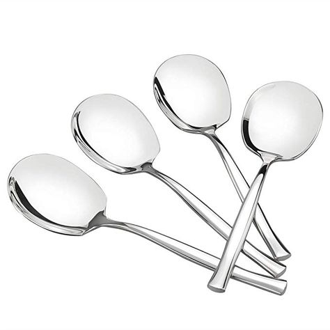 AmazonSmile | Idomy 8-Piece Stainless Steel Buffet Serving Spoon, Large Serving Spoon: Serving Spoons Strawberry Rhubarb Crumble, Buffet Restaurant, Serving Tongs, Slotted Spoons, Strawberry Rhubarb, Serving Spoon, Restaurant Supplies, Serving Utensils, Serving Set