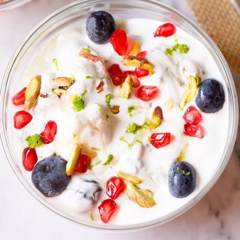 Fruit Cream Recipe (Cream Fruit Salad) Fruit Salad Ice Cream, Indian Fruit Salad, Fruit Cream Recipe, Fruit Cream Recipe Indian, Fruit Salad With Ice Cream, Custard Fruit Salad, Fruit Salad With Cream, Cream Fruit Salad, Amritsari Kulcha