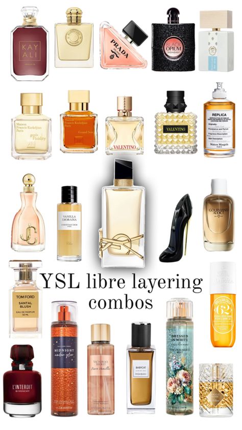 Ysl Perfume Woman, Ysl Fragrance, Layering Combos, Ysl Libre, Ysl Perfume, Skincare Facts, Seductive Perfume, Fragrance Lab, Fragrances Perfume Woman