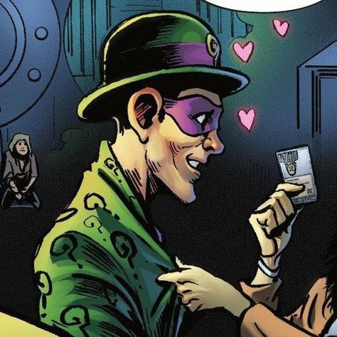 Batman Riddler, The Riddler, Dc Icons, Hero Time, Dc Villains, Dc Comics Artwork, Dc Memes, Detective Comics, Batman Comics