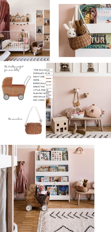 Rooms around the world | Round four – Olli Ella EU Girl Nurseries, Grey Painted Furniture, Amazing Rooms, Dreamy Nursery, Olli Ella, Tiger Rug, Peacock Chair, Dream Nurseries, Beautiful Nursery