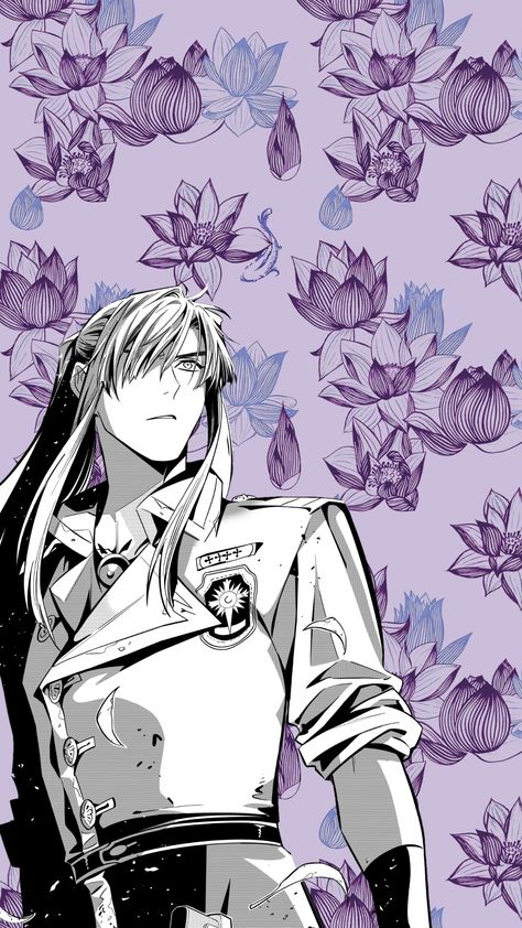 Wallpaper edited by me D Gray Man Wallpaper Iphone, D Gray Man Wallpaper, Kanda D Gray Man, Yu Kanda, Yuu Kanda, Wallpapers And Lockscreen, Man Gif, D Gray Man, Gray Man