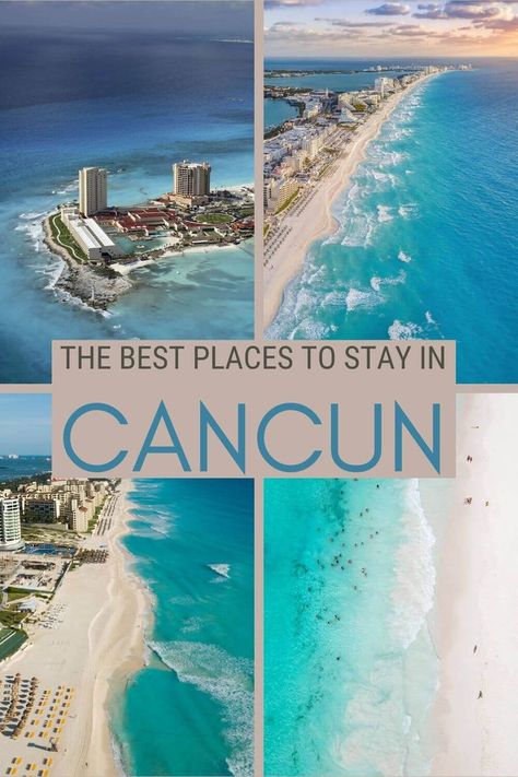 Are you traveling to Mexico? Check out this selection of the best places to stay in Cancun, with the best Cancun hotels | Where to stay in Cancun | Best hotels in Cancun | accommodation in Cancun via @clautavani Cancun Mexico Hotels, Cancun Mexico Resorts, Things To Do In Cancun, Cancun Mexico Travel, Cancun All Inclusive, Mexico Itinerary, Cancun Vacation, Cancun Trip, Cancun Resorts