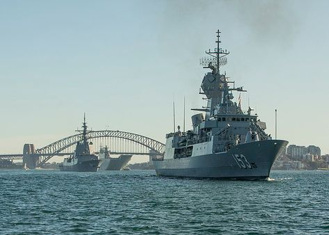 Australian Navy sends six warships into the Pacific | Daily Mail Online Australian Navy, Las Vegas Airport, Royal Canadian Navy, Australian Defence Force, Training Activities, Royal Australian Navy, Train Activities, Las Vegas Hotels, Four Seasons Hotel