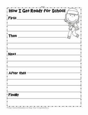 How I Get Ready for School Grade 2 Writing Worksheets, Creative Writing Grade 1 Worksheets, Sequence Writing Second Grade, Sequence Writing Worksheets, Third Grade Writing Worksheets, Procedure Writing Year 2, Grade 1 Writing Worksheets, Second Grade Writing Worksheets, Creative Writing Worksheets For Grade 1