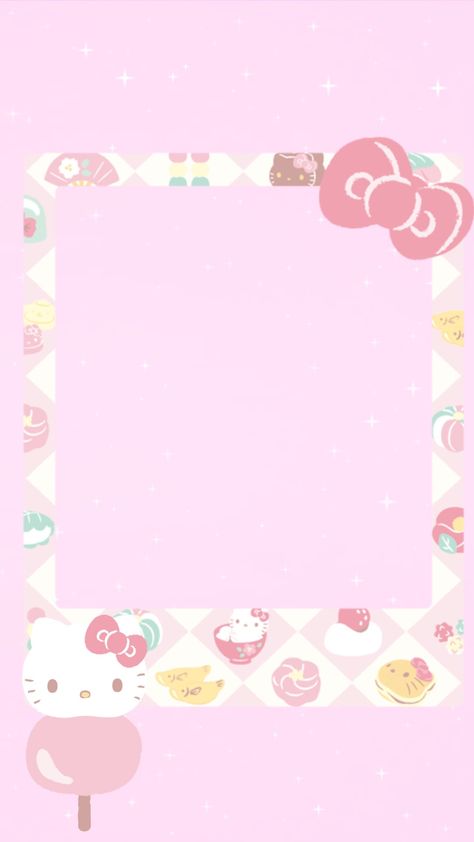 Sanrio Polaroid Frame, Sanrio Polaroid, Polaroid Frame, Frame Clipart, Hello Kitty, Kitty, Clip Art, Wallpapers, Collage