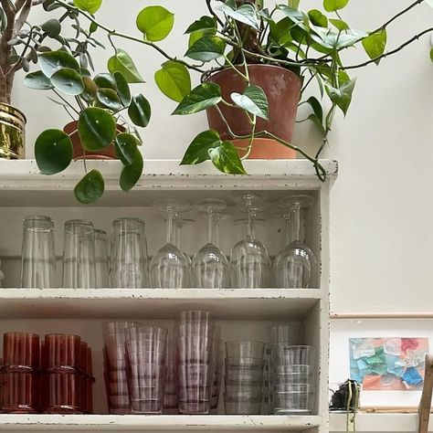 Leanne Kilroy on Instagram: "Let’s talk about open shelving ➖

It will come as no surprise that I’m a huge fan of open shelving in a kitchen. I have it at home and build it into most of the kitchens I design. Here’s why:
▫️invaluable storage, especially in a tighter space
▫️easy access for everyday objects like glasses and plates
▫️cheaper than a traditional cupboard
▫️allows for an embedded LED strip for the ultimate task lighting 
▫️I love the way it looks!
▫️it’s completely flexible - use it as you wish!

My favourite kind of open shelf is anything that blends in, like a floating shelf. Ours is made from two pieces of MDF mitred together, mounted on floating shelf brackets and painted as the wall. 

People are wary of open shelving sometimes due to a fear of crockery or glassware gather Floating Shelf Brackets, Open Kitchen Shelves, Task Lighting, Open Shelf, Shelf Brackets, Floating Shelf, I Design, Everyday Objects, Led Strip