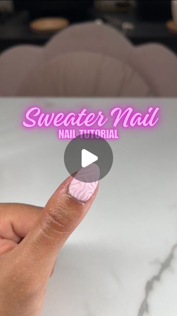 𝓑𝓪𝔂𝓐𝓻𝓮𝓪  ,  𝓝𝓪𝓲𝓵𝓣𝓮𝓬𝓱 on Instagram: "Nail tutorial for sweater design
.
.
.
.
.
.
.
.
.
.
.
.
.
.
#nailsnailsnails #nailtutorial #nailsoftheday #nailtutorialvideo #nailtutorials #sweaternails #sweaternailtutorial" How To Do Sweater Nails Videos, Sweater Nail Tutorial, How To Sweater Nails, How To Do Sweater Nails, Sweater Design Nails, Sweater Nails Tutorial, Flirty Nails, Diy Jumper, Nail Video