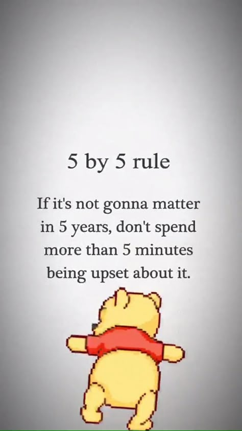 5 By 5 Rule, Bear Quote, Winnie The Pooh Quotes, Snoopy Quotes, Pooh Quotes, Speak Life, Short Inspirational Quotes, Empowerment Quotes, Cartoon Quotes