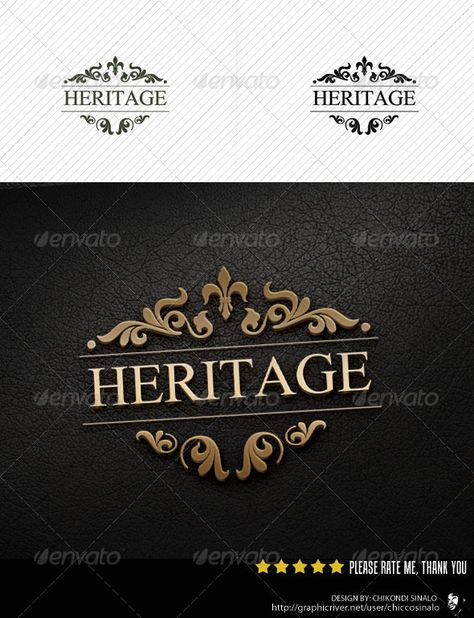 Heritage Logo Template  #GraphicRiver         Heritage Logo Template is a great vintage logo design for fashion, clothing, beauty business and many more, it is an easy, fully editable logo .PSD shape layers.  Whats in the file?   .PSD Document (Layered) 100% editable    CMYK (Fully adjustable)    Free fonts    Available for help/li>  300dpi  Photoshop shapes  Font(s) used    Please reefer to the help files Heritage Logo Design, Hipster Icons, Photoshop Shapes, Sport Logo Design, Heritage Logo, Logo Design Ideas, Entertaining Decor, Diy Tv, Sport Outfit Woman