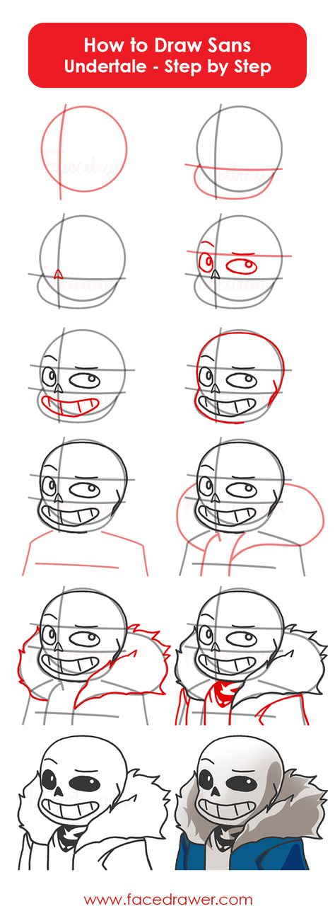 Sans How To Draw, Character Design Step By Step, Sans Tutorial, Sans Drawing Tutorial, Undertale Drawings Sketches, Sans Sketch Bases, How To Draw Undertale, How To Draw Sans Undertale, How To Draw Undertale Characters