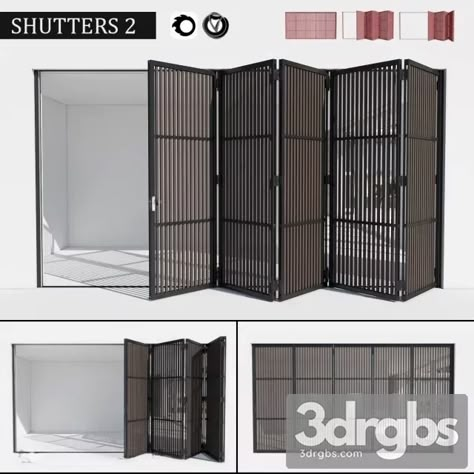 Download Link: https://3ds-max.org/other-models/shutters-door-3dsmax-download/ Door Shutters, Iron Balcony Railing, Welded Metal Projects, Compound Wall Design, Grill Gate, House Main Gates Design, Grill Door Design, Balcony Grill Design, Iron Balcony