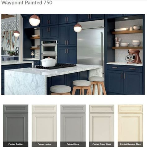 Types Of Cabinet Doors, Waypoint Cabinets, Circle Kitchen, Kitchen Soffit, Cabinets Doors, Vanity Cabinets, Rta Cabinets, Types Of Cabinets, Custom Kitchen Cabinets