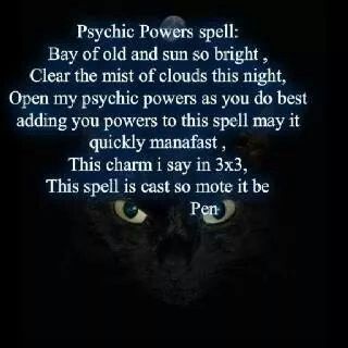 Psychic powers spell Wiccan Chants, Power Spell, Witchy Spells, Magical Spells, Witch Spells, Online Psychic, Wiccan Witch, Magick Spells, Wiccan Spell Book