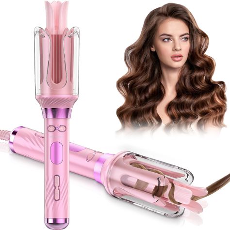 PRICES MAY VARY. Easy to Use Automatic Curling Iron: With this automatic hair curler, just select temperature, curl time, and curl direction, then place a section of hair into the slot. Push direction button, and the hair will gently wrap around the barrel. Exclusive Structural Design: The new 3-groove positioning design ensures easy hair-placement. Five hair guide make sure the hair is close to the barrel but never tangle. This automatic curling iron is not very suitable for too short hair. Ant