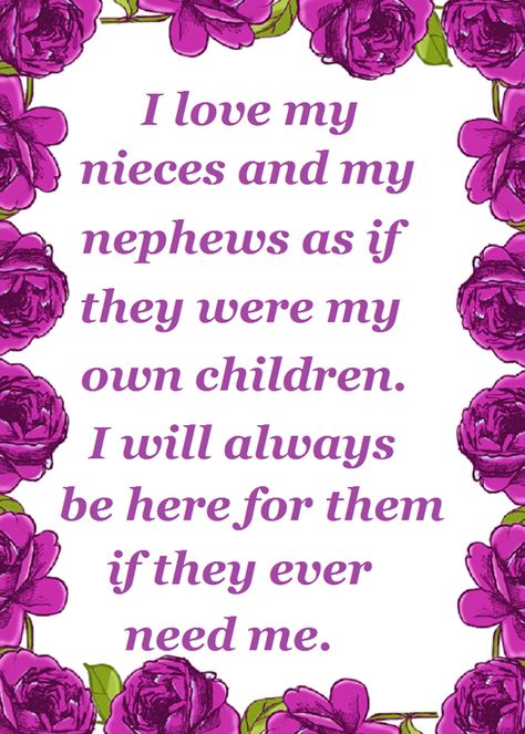 I Love My Nieces And My Nephews Pictures, Photos, and Images for Facebook, Tumblr, Pinterest, and Twitter Aunt Love Quotes, Miss You Sister Quotes, Niece Quotes From Aunt, I Love My Niece, Uncle Quotes, Nephew Quotes, Happy Birthday Uncle, Auntie Quotes, Niece Quotes