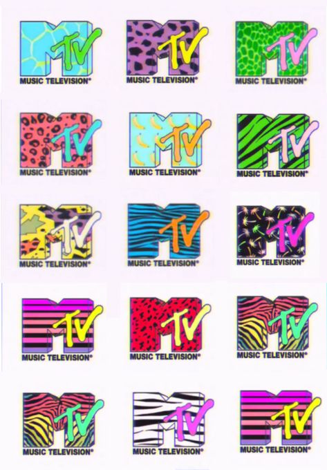 Mtv Logo, Drawing Logo, 90s Design, 80s Theme, 80s Design, New Retro Wave, 80s Nostalgia, Grace Jones, Logo Ideas