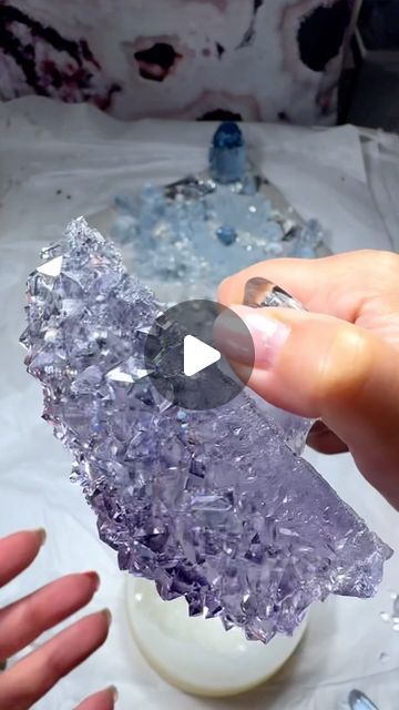 Resin & crystals addict 🤗My name is Olga on Instagram: "Little deep monster mold 492 
.
#amethyst #geodeart #siliconemolds #moldmaking #epoxy #creative #creativeminds #crystallove #crystaldecor #resincraft" Resin Crystals, Geode Art, Crystal Decor, Arts And Crafts Projects, Diy Arts And Crafts, Mold Making, Resin Crafts, My Name Is, Diy Art