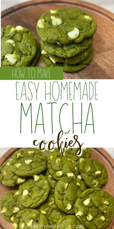 Check out this easy matcha cookies recipe! The recipe is super easy, and even beginners can master it. Want a visual guide? Catch the matcha cookies recipe video that takes you through each step, ensuring you get perfect matcha cookies every time. These soft, chewy delights offer a combo of earthy matcha and creamy white chocolate. These matcha cookies white chocolate are perfect for any occasion, too. Indulge in the unique flavor and unmatched texture of matcha cookies today! Matcha Cookies Recipe, Cookies Recipe Video, Cookies With Brown Butter, Matcha Dessert Recipes, Matcha Baking, Matcha White Chocolate, Cookie Recipe Video, Matcha Dessert, Matcha Cookies