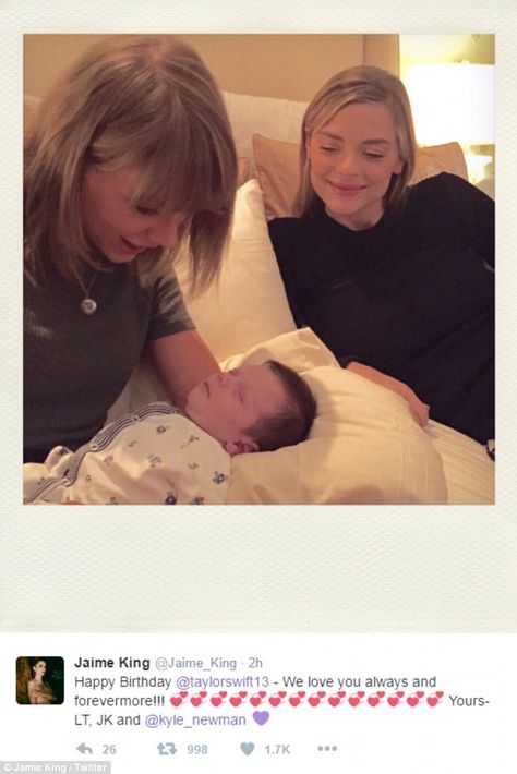 Taylor Swift Squad, Happy 27th Birthday, Jamie King, Selena And Taylor, Jaime King, Sweet Photo, Taylor Swift Birthday, 19 Kids And Counting, 27th Birthday