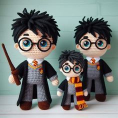 Crochet Dobby Pattern Free, Amigurumi Harry Potter Free Pattern, Harry Potter Crochet Patterns Free, Crochet Harry Potter, Amigurumi Harry Potter, Harry Potter Amigurumi, Hogwarts Robes, Harry Potter Free, Harry Potter Dolls