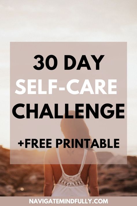 self care challenge 30 Day Self Care Challenge, 30 Day Self Care, Checklist Self Care, Self Care Challenge, Challenge Ideas, Self Care Aesthetic, Self Care Day, Self Care Checklist, Routine Ideas