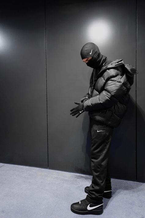 Black Outfit Drill Outfit Nike Ambush Force 1 low Black  Balaclava Nike Outfit Puffer Nike Outfit Black Air Force 1 Outfit For Men, Outfit Drill, Black Air Force 1 Outfit, Drill Outfit, Nike Ambush, Nike X Ambush, Black Air Force 1, Air Force 1 Outfit, Sweater Outfits Men