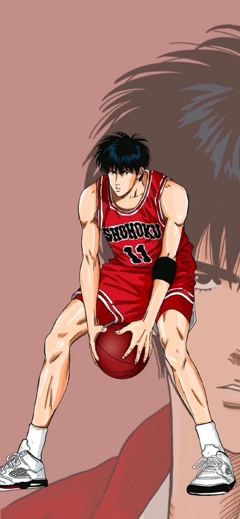 Slam Dunk Rukawa Wallpaper, Shohoku Slam Dunk Wallpaper, Slam Dunk Wallpapers Iphone, Rukawa Kaede Wallpaper, Slam Dunk Aesthetic, Slam Dunk Wallpapers, Rukawa Slam Dunk, Slamdunk Rukawa, Slam Dunk Kaede Rukawa