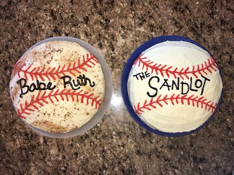 Sandlot Themed Birthday Cake, Sandlot Cake Ideas, Sandlot Birthday Party Cake, Sandlot Cupcakes, The Sandlot Birthday Cake, Sandlot Birthday Party Decorations, Sandlot Theme Party, Sandlot First Birthday Party, Sandlot Birthday Cake