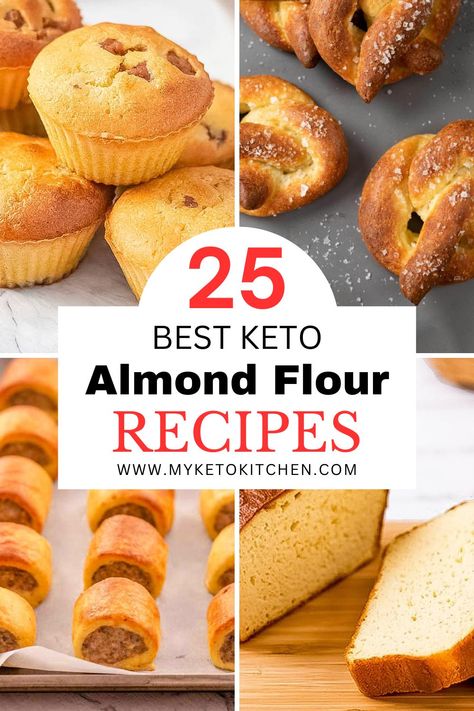 Almond flour is one of the best ingredients you can use in place of wheat flour for your keto recipes. We have almond flour recipes for baking low-carb cakes, pancakes, muffins, batter, pie crusts, pastries, and more. Summer Dishes Recipes, Keto Almond Flour Recipes, Recipes For Baking, Almond Flour Muffins, Low Carb Cake, Baking With Almond Flour, Keto Crockpot Recipes, Keto Recipes Breakfast, Gluten Free Dishes