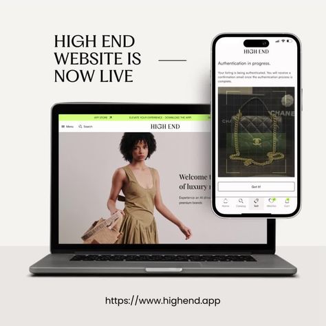 You asked - We listened!  We are thrilled to announce the launch of our website! Now you can shop your favourite luxury brands conveniently on the web.   Stay tuned for an exciting competition you do not want to miss  on our next post 😉  Happy shopping and selling!  #JoinHighEnd #HighEnd Website Relaunch Announcement, Website Launch Poster Design, Website Announcement Ideas, Website Launch Announcement Posts, Website Launch Idea, Vest Ideas, Africa Art Design, Website Launch, Africa Art