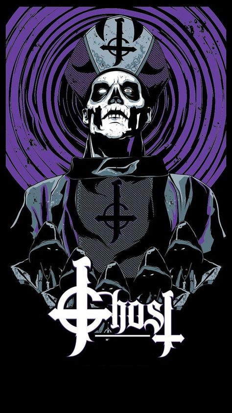 Ghost Banda, Ghost Album, Music Wall Decor, Rock Band Posters, Ghost Papa, Heavy Metal Art, Classic Poster, Ghost Band, Band Ghost