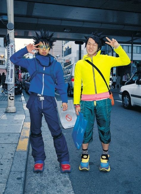 Japanese Fashion Men, Fashion Men Streetwear, Shoichi Aoki, Kawaii Street Fashion, Japanese Mens Fashion, Harajuku Street Style, 2000s Japanese Fashion, Fruits Magazine, Japanese Fashion Magazine