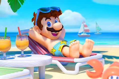 Mario Day, Super Mario Sunshine, Super Mario Games, Best Pc Games, Super Mario Galaxy, Super Mario 3d, Mario Games, Super Mario Art, Fallout New Vegas