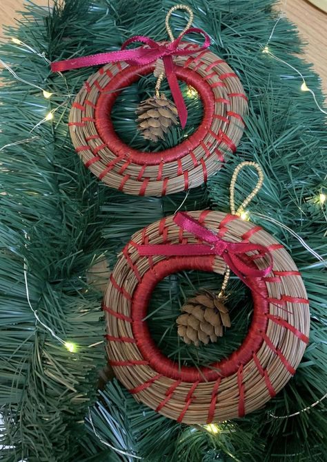 Pine needle baskets