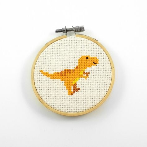 T Rex Cross Stitch, Dino Cross Stitch, Cactus Cross Stitch, Cross Stitch Modern, Nursery Cross Stitch, Tiny Cross Stitch, Funny Cross Stitch Patterns, Cat Cross Stitch Pattern, Animal Cross Stitch Patterns