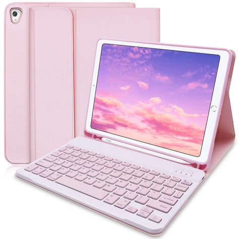 iPad Keyboard Case 9.7 2018 (6th Gen)/9.7 2017 (5th Gen)/iPad Pro 9.7/iPad Air 2/iPad Air 1, iPad Air 2 Case with Wireless Bluetooth Keyboard and Pencil Holder, Keyboard Case for iPad 9.7 : Amazon.co.uk: Computers & Accessories Ipad Keyboard Case, Comfortable Workspace, Apple Ipad Case, Ipad Air 2 Cases, Ipad 6, Apple Pencil Holder, Windows System, Ipad 9, Keyboard Case