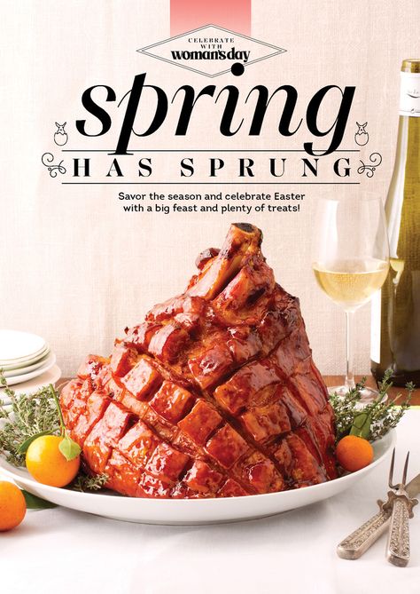 Easter Feast, Ham Glaze Recipe, Ham Glaze, Ham Recipes, Easter Dinner, Woman’s Day, Pull Off, Apple News, Pork Recipes