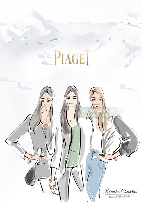 Live drawing for Piaget Live Illustration Event, Humor Illustration, Lifestyle Illustrations, Live Illustration, Live Drawing, Cartoon Humor, Lifestyle Illustration, Fashion Illustrator, Live Events