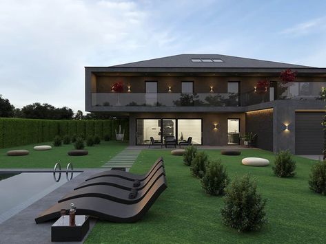 Switzerland Homes, Reza Mohtashami, Rich Houses, Switzerland Home, Switzerland House, Geneva City, Garden Cabins, Modern Architecture Design, Best Modern House Design