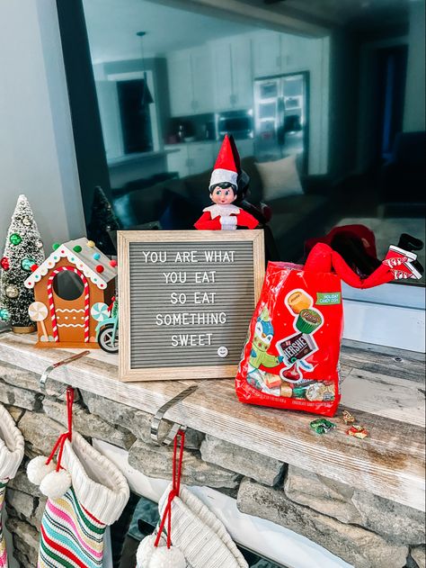 #elfontheshelf #elfontheshelfideas #sprinkleandsugar Elf On The Shelf Letterboard, Elf On The Shelf Letter Board, Elf On The Shelf I’m Back, Elf Letter Board, Goblin Party, Elf Ideas Easy, Elf Letters, Elf Fun, Elf Ideas