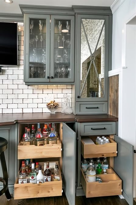 Wall Wet Bar Basement, Locking Bar Cabinet, Closet Bar Conversion, Built In Liquor Cabinet Bar Areas, Bar And Dining Room Combo, Free Standing Bars For Home, Closet To Bar Conversion, Built In Bar In Kitchen, Indoor Bars For Home