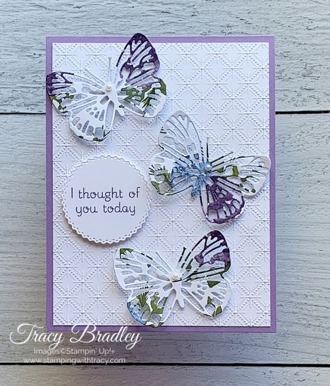 Butterfly Brilliance Stampin Up Cards, Butterfly Cards Handmade, Butterfly Brilliance, Yana Smakula, Friend Cards, Butterfly Birthday Cards, Purple Cards, Easy Cards, Birthday Cards For Women