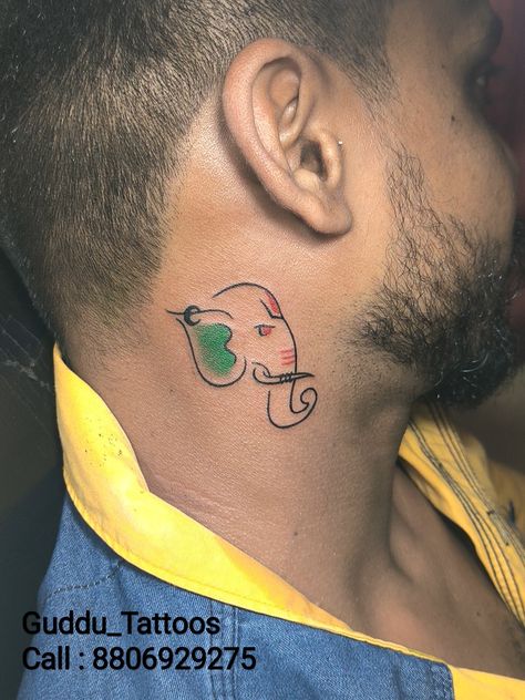 Ganapati tattoo designs for neck Ganapati Tattoo, Tattoo Designs For Neck, Tattoo Ideas, Tattoo Designs, Follow Me, Tattoos, Pins