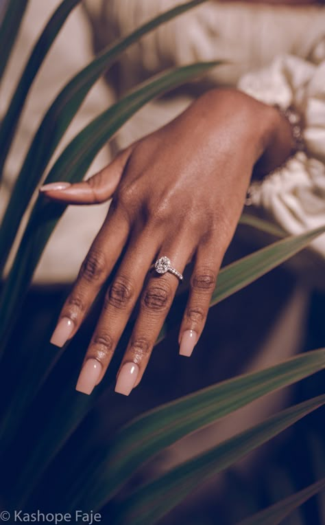 Nails On Dark Skin Hands, Nails On Dark Skin, Nails For Dark Skin, Dark Skin Nail Color, Winter Nails 2023, Engagement Nails, Colors For Dark Skin, Skin Hand, Nude Nail Designs