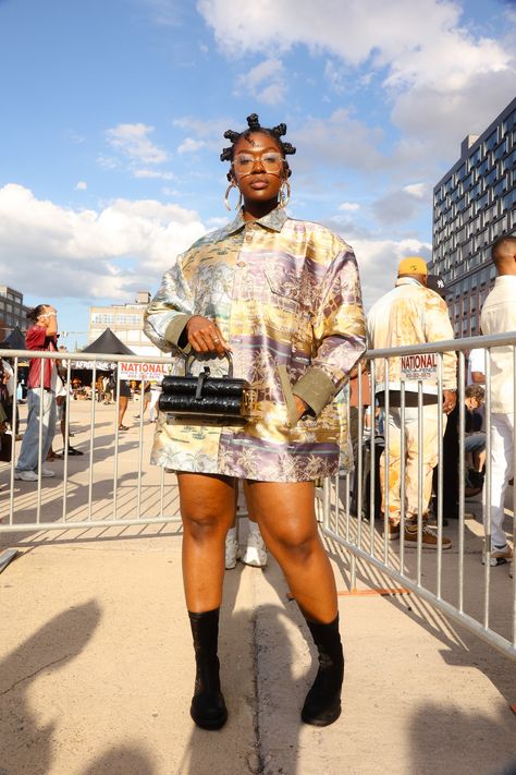 The Best, Scene-Stealing Style from Afropunk 2023 Concert Festival Outfit Ideas, Afro Nation Outfits, Afropunk Outfits, Punk Street Fashion, Afropunk Fashion, Afro Punk Outfits, Futuristic Outfits, Sza Concert, Fire Fashion