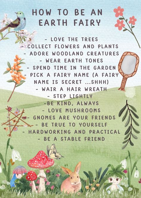 Cottagecore Things, Fairy Quotes, Fairy Names, Earth Fairy, Types Of Fairies, Fairycore Fairy, Fairy Aesthetic, Fairy Book, Fairy Magic